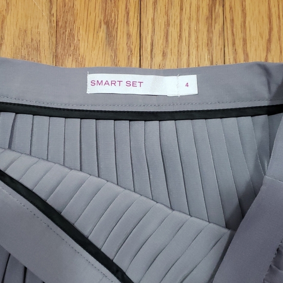 Smart Set Pleated Skirt - Picture 3 of 5
